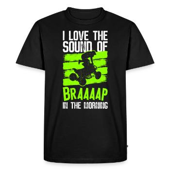 Quad Quadfahrer - T-shirt Premium bio Homme - noir - Devant - Nico (187cm)