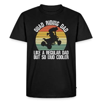 Quadfahrer Vater Quad Bike Papa - T-shirt Premium bio Homme - noir - Devant - Nico (187cm)