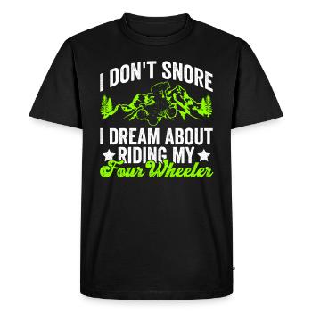 Quad Quadfahrer - T-shirt Premium bio Homme - noir - Devant - Nico (187cm)