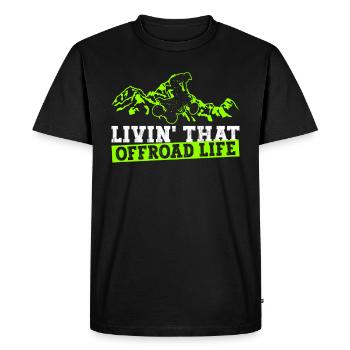 Quad Quad Bike Fahrer - Men's Premium Organic T-Shirt - black - Front - Nico (187cm)