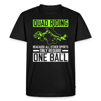 Quadfahren Quad Quadfahrer - T-shirt Premium bio Homme - noir - Devant - Nico (187cm)