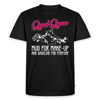 Quad Frauen - Men's Premium Organic T-Shirt - black - Front - Nico (187cm)
