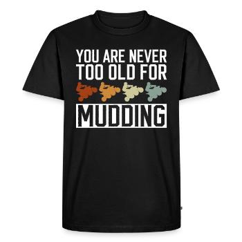 Quad Großvater Quad Bike Dad - Men's Premium Organic T-Shirt - black - Front - Nico (187cm)