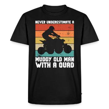 Quadfahrer Quad - T-shirt Premium bio Homme - noir - Devant - Nico (187cm)
