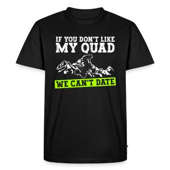 Quadfahrer Quad Fahren - T-shirt Premium bio Homme - noir - Devant - Nico (187cm)