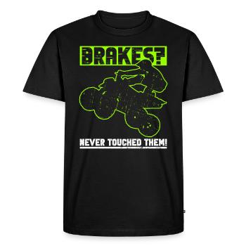 Quad Quadfahren - Men's Premium Organic T-Shirt - black - Front - Nico (187cm)