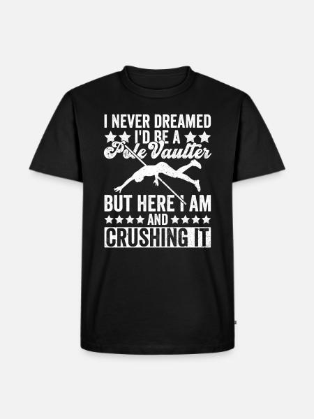 Stabhochsprung Stabhochspringer - Men's Premium Organic T-Shirt - black