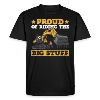 Bagger Baggern Und Schwermaschinenführer - Men's Premium Organic T-Shirt - black - Front - Nico (187cm)