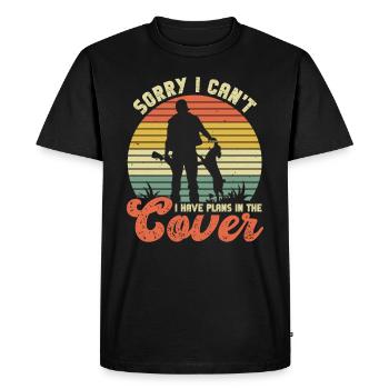 Wachteljäger Wachteljagd Jäger - T-shirt Premium bio Homme - noir - Devant - Nico (187cm)