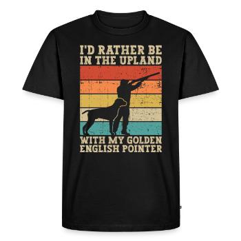 Wachteljagd Vogeljagd Wachtel - T-shirt Premium bio Homme - noir - Devant - Nico (187cm)