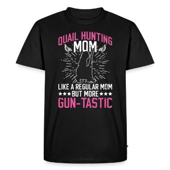 Wachteljagd Mutter Wachtel Jäger Mama - T-shirt Premium bio Homme - noir - Devant - Nico (187cm)