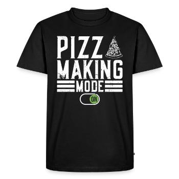 Pizza Making Mode Hobby Pizzabäcker - T-shirt Premium bio Homme - noir - Devant - Nico (187cm)
