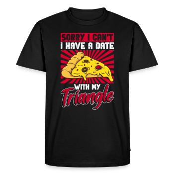 Pizza Pizzabäcker Hobby Pizzabäcker - Men's Premium Organic T-Shirt - black - Front - Nico (187cm)