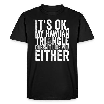 Pizza Hawaii Pizzabäcker - T-shirt Premium bio Homme - noir - Devant - Nico (187cm)