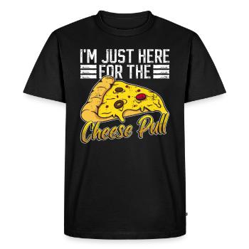 Pizza Pizzaliebhaber Pizzabäcker - T-shirt Premium bio Homme - noir - Devant - Nico (187cm)