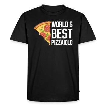 Pizzabäcker Für Die Weltbeste Pizza Pizzaiolo - T-shirt Premium bio Homme - noir - Devant - Nico (187cm)