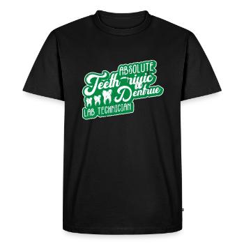 Prothesenlabortechniker Zahntechniker Zahnklinik - T-shirt Premium bio Homme - noir - Devant - Nico (187cm)