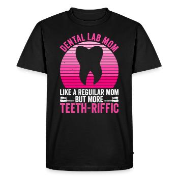 Zahntechniker Mutter Zahnlabor Mama - T-shirt Premium bio Homme - noir - Devant - Nico (187cm)