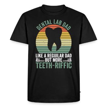Zahntechniker Papa Zahnlabor - T-shirt Premium bio Homme - noir - Devant - Nico (187cm)