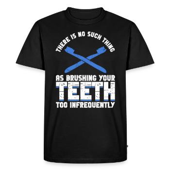 Zahntechniker Zahntechnisches Travail - T-shirt Premium bio Homme - noir - Devant - Nico (187cm)