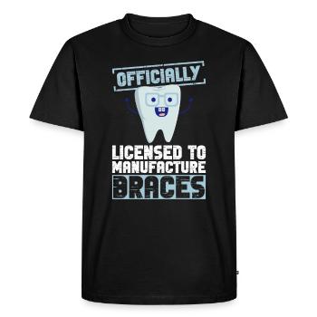 Zahntechnik Offizieller Zahntechniker - T-shirt Premium bio Homme - noir - Devant - Nico (187cm)