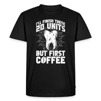 Zahntechniker Dentallabor Zahntechnik - T-shirt Premium bio Homme - noir - Devant - Nico (187cm)