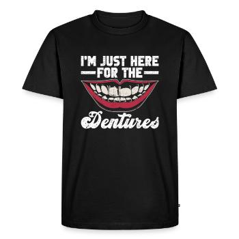 Zahnprothesen Zahn Techniker Zahntechniker - T-shirt Premium bio Homme - noir - Devant - Nico (187cm)