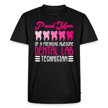 Zahntechniker Mama Zahntechnik Mutter - T-shirt Premium bio Homme - noir - Devant - Nico (187cm)
