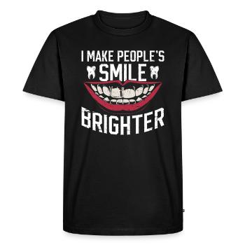 Zahnlabor- Und Zahnarzttechniker - T-shirt Premium bio Homme - noir - Devant - Nico (187cm)