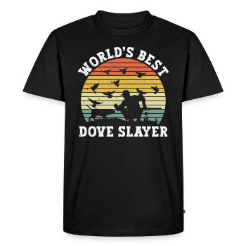 Taubenjagd Jäger Vogeljagd - T-shirt Premium bio Homme - noir - Devant - Nico (187cm)