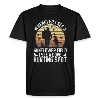 Taubenjagd Vogeljagd Jäger - T-shirt Premium bio Homme - noir - Devant - Nico (187cm)