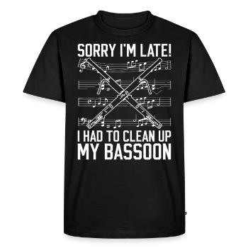 Fagottorchester Und - T-shirt Premium bio Homme - noir - Devant - Nico (187cm)