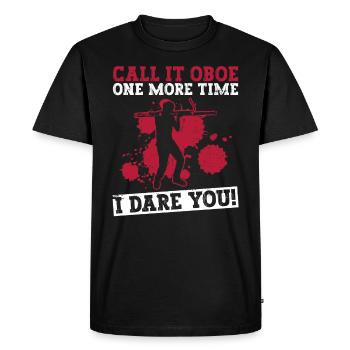 Fagott Fagottspieler - T-shirt Premium bio Homme - noir - Devant - Nico (187cm)