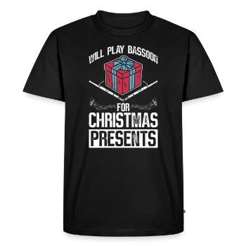 Und Weihnachtsbassonist Basson Reed - T-shirt Premium bio Homme - noir - Devant - Nico (187cm)