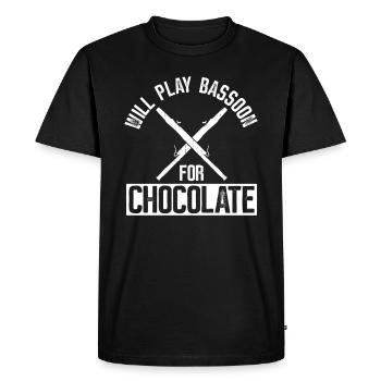 Orchestre Holzbläser und Fagott - T-shirt Premium bio Homme - noir - Devant - Nico (187cm)
