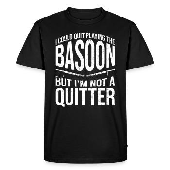 Fagott Musiker - T-shirt Premium bio Homme - noir - Devant - Nico (187cm)