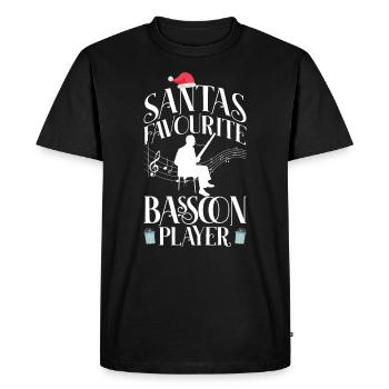 Holzblasinstrument Fagottspieler - T-shirt Premium bio Homme - noir - Devant - Nico (187cm)
