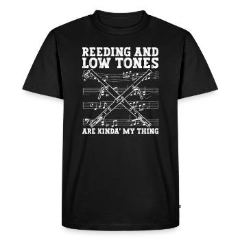 Fagott Und Basson Reed - T-shirt Premium bio Homme - noir - Devant - Nico (187cm)