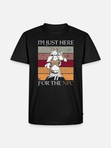 Rollenspiele Und Npc Larper Larp - T-shirt Premium bio Homme - noir
