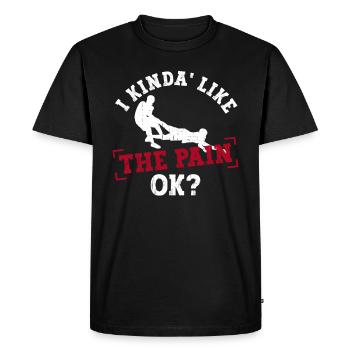 Kabaddi und Punjab Kabaddi Spieler Kontakt Équipe - T-shirt Premium bio Homme - noir - Devant - Nico (187cm)