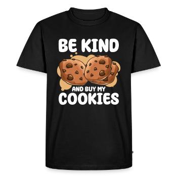 Cookie-scout Und Scout Life - Men's Premium Organic T-Shirt - black - Front - Nico (187cm)