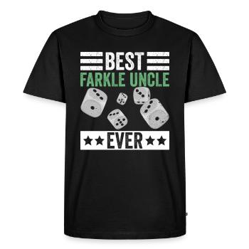 Farkle Onkel Erniedrigt Sich Für Farkle Spieler - Men's Premium Organic T-Shirt - black - Front - Nico (187cm)