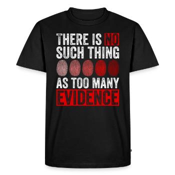 Crime Labe Design Für Forensische Ermittler - T-shirt Premium bio Homme - noir - Devant - Nico (187cm)