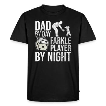 Farkle Dad Design Für Farkle Spieler Vater - T-shirt Premium bio Homme - noir - Devant - Nico (187cm)