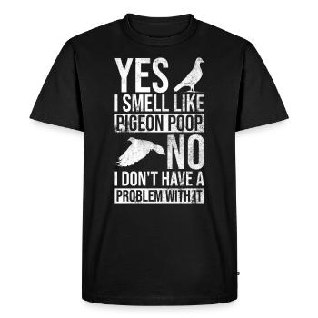 Taubenzüchter Und Taubenliebhaber - Men's Premium Organic T-Shirt - black - Front - Nico (187cm)