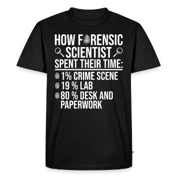 Crime Scene Investigator Design Für Forensiker - T-shirt Premium bio Homme - noir - Devant - Nico (187cm)