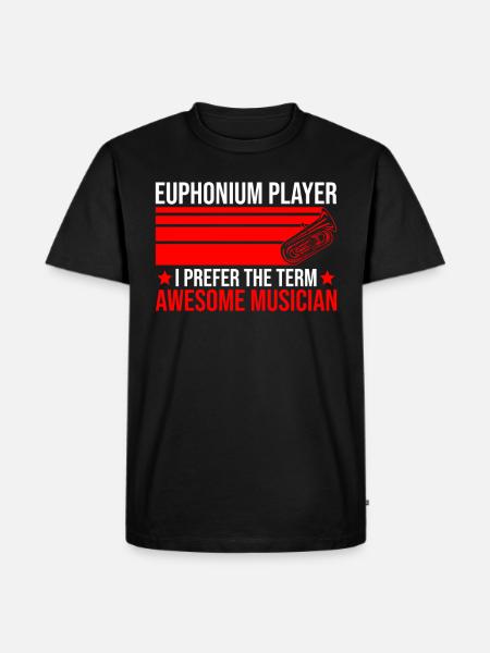 Euphonium-design Für Euphonium-player - Men's Premium Organic T-Shirt - black