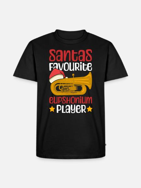 Euphonium-weihnachtsentwurf Für - T-shirt Premium bio Homme - noir