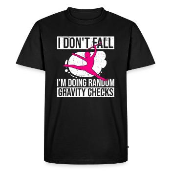 Twirling Recitals Design Für Baton Twirler Und - Men's Premium Organic T-Shirt - black - Front - Nico (187cm)