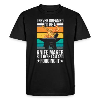 Messerklingenschmied Und Messermacher - T-shirt Premium bio Homme - noir - Devant - Nico (187cm)